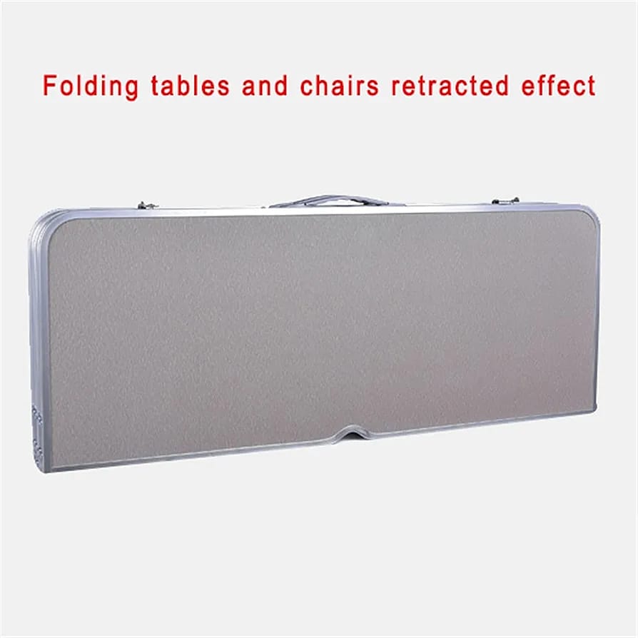 Foldable camping chairs and tables
