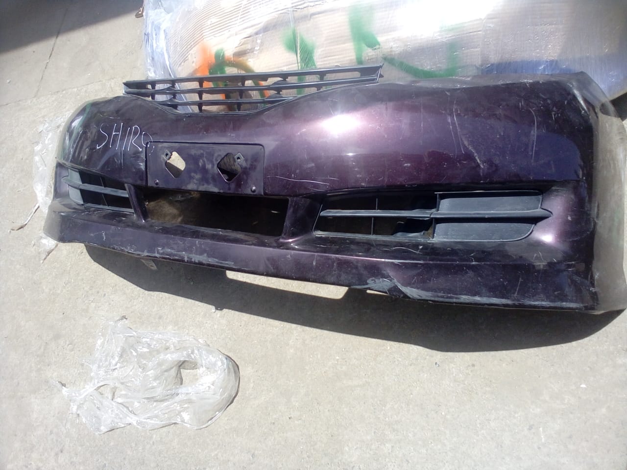 Wish 2010 front bumper