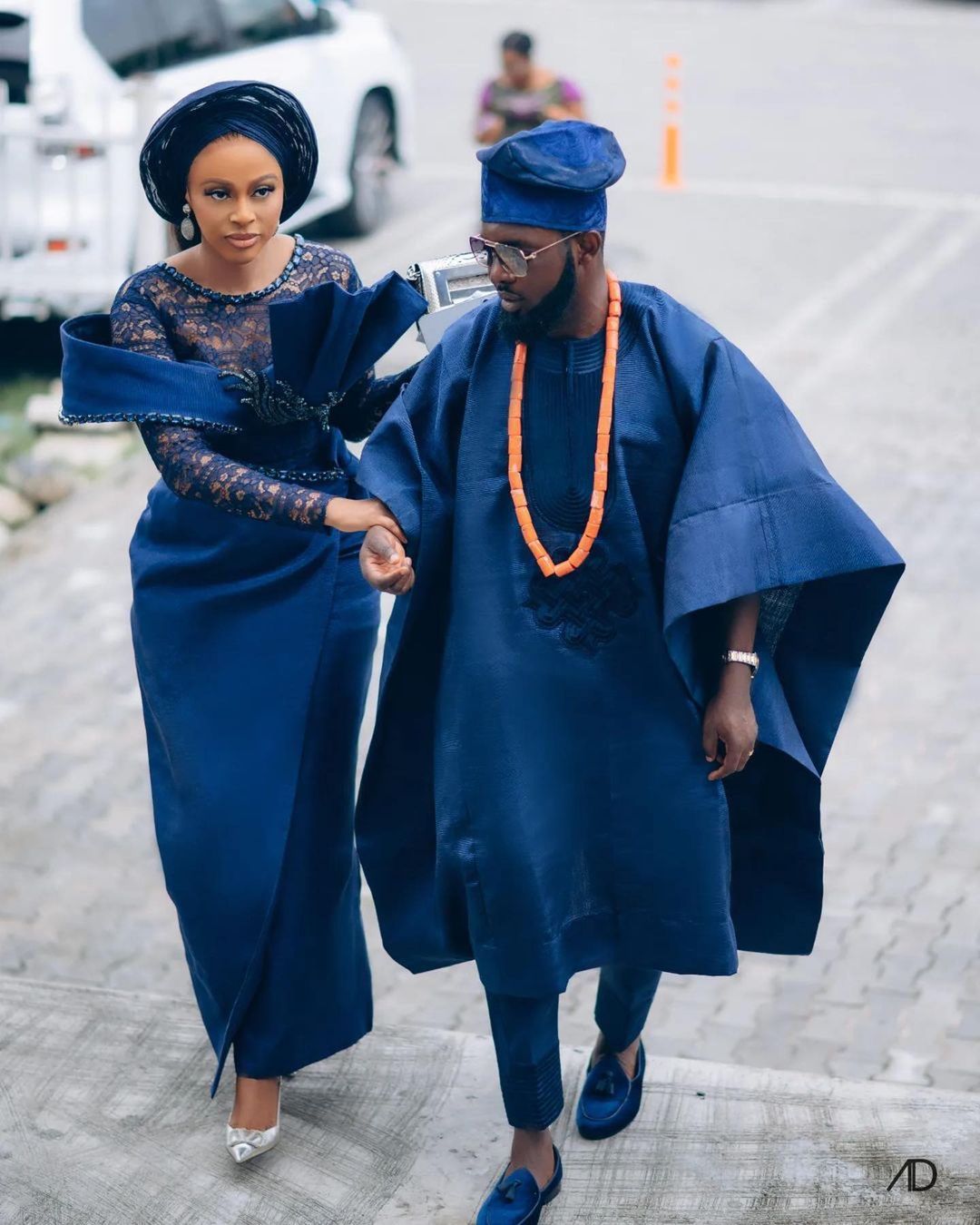 Matching couples Agbada