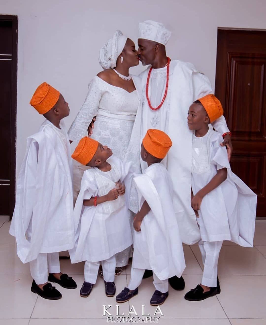 Family matching agbada
