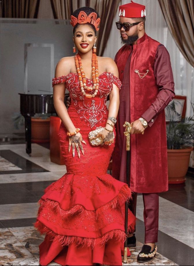 Stylish modern couples wear