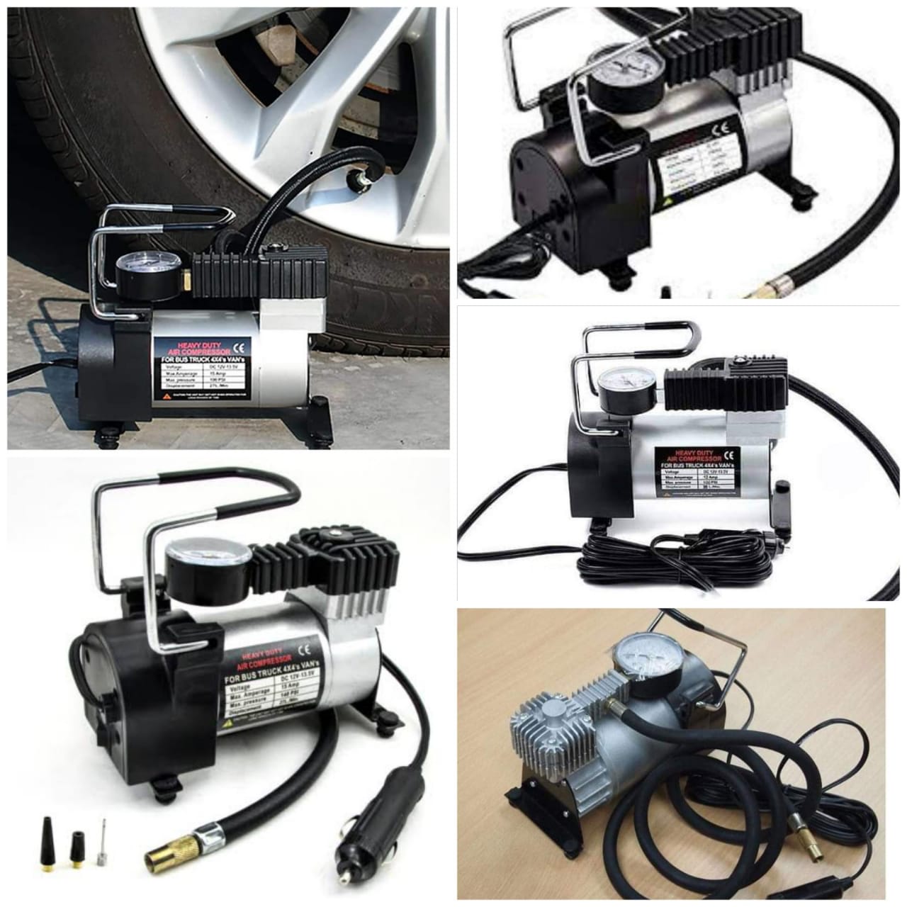 Portable car pressure pump