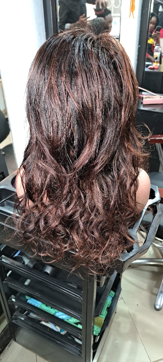 Customized  human hair wig