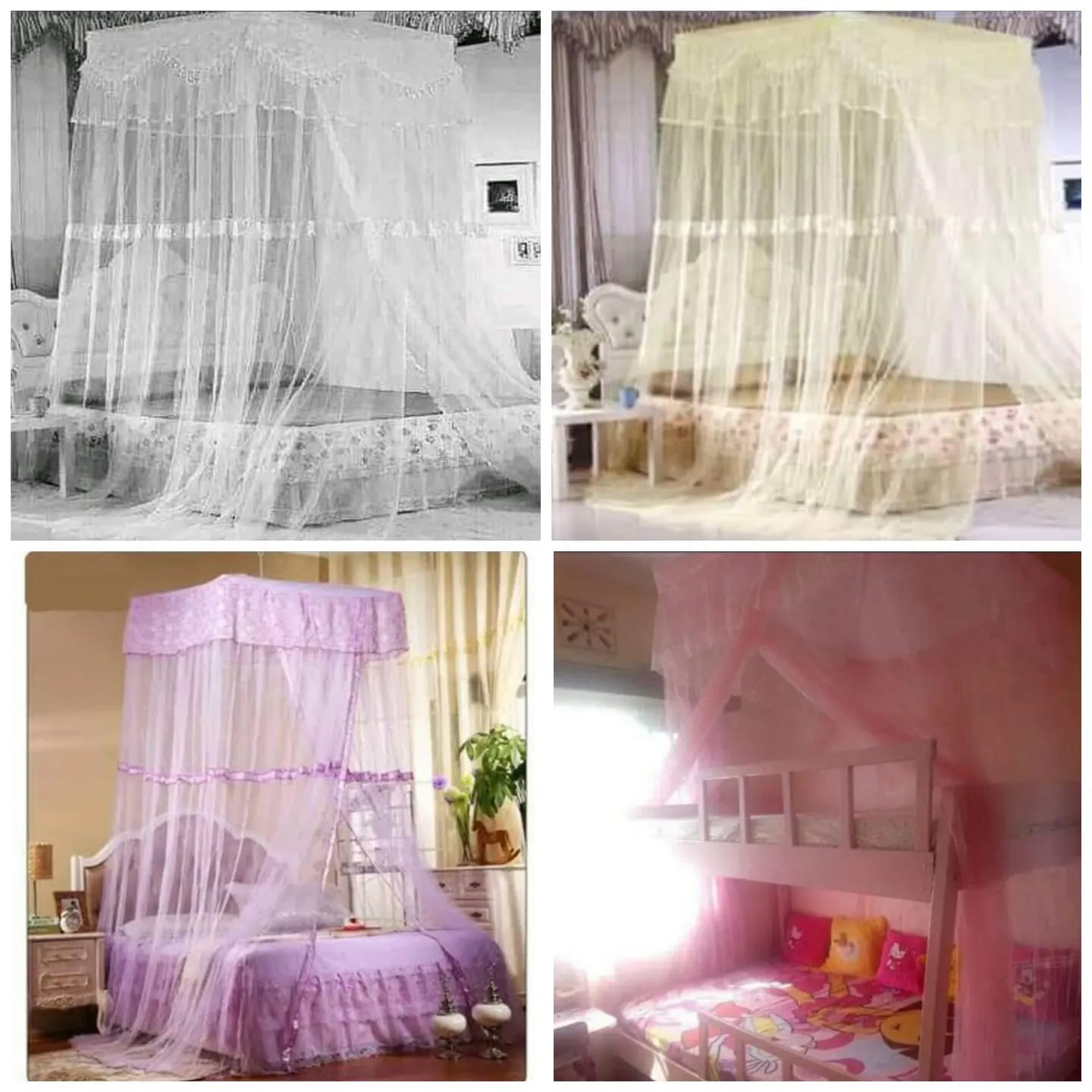 Double decker mosquito net