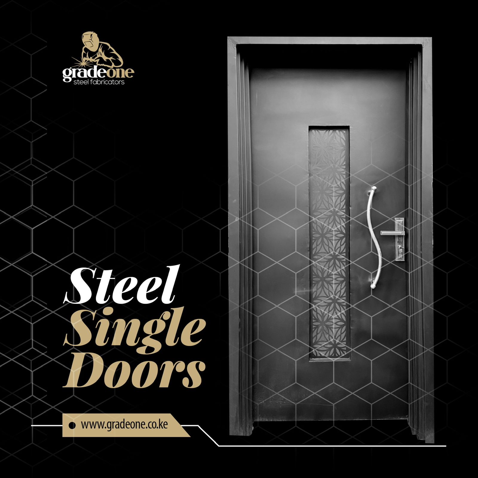 Steel single door