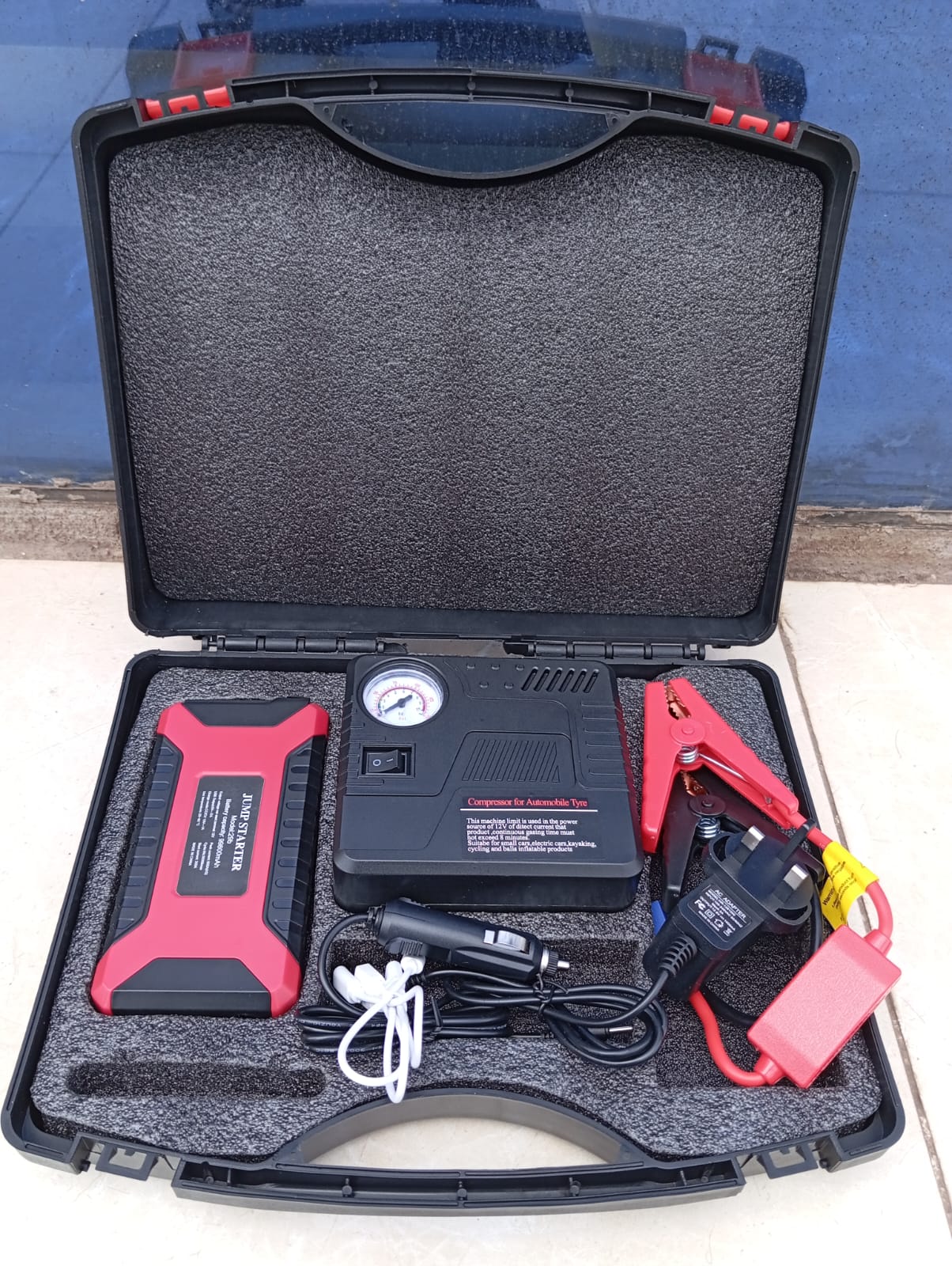 Car jump starter kit