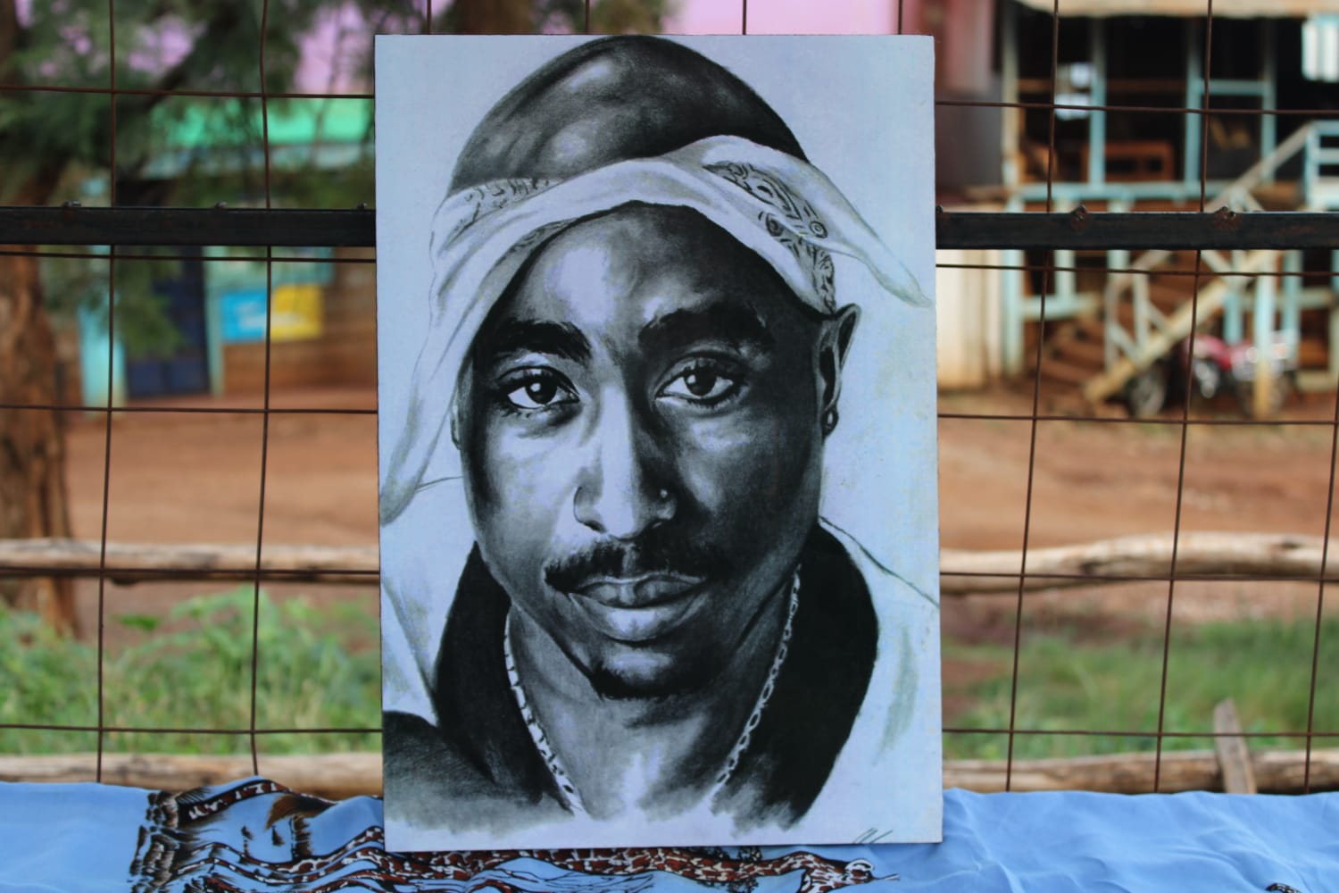 Shakur art piece