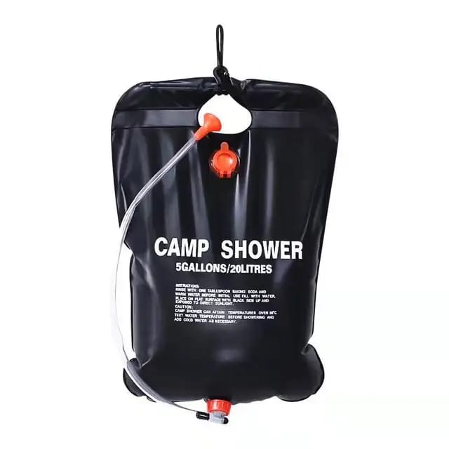 Camping shower bag