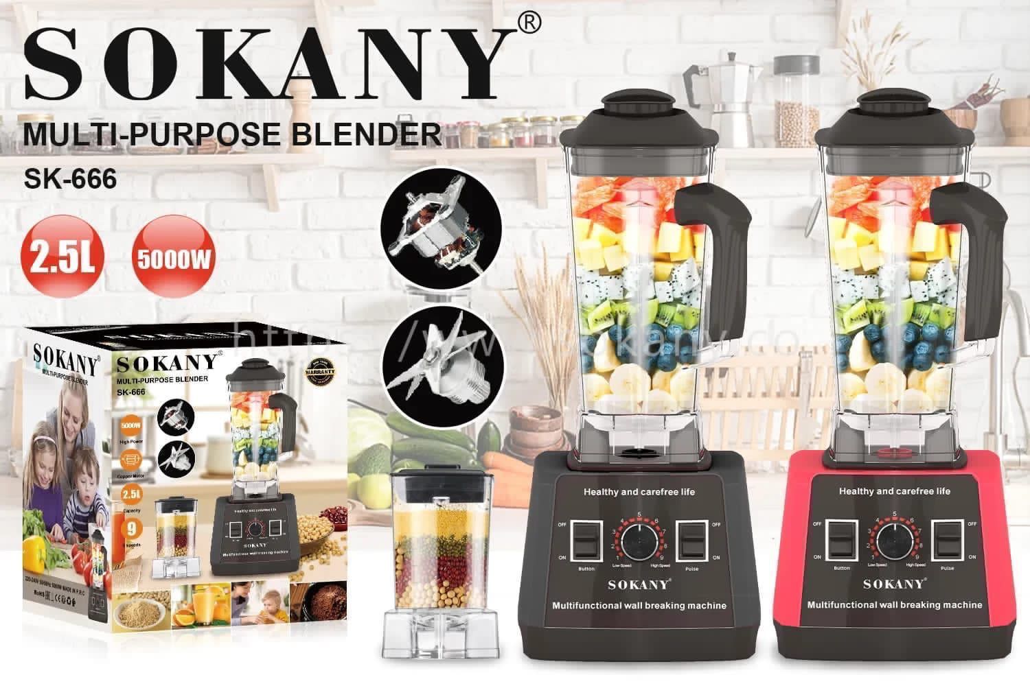 Sokany commercial blender