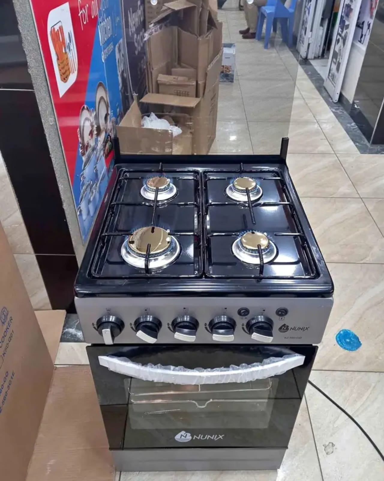 Nunix all gas cooker