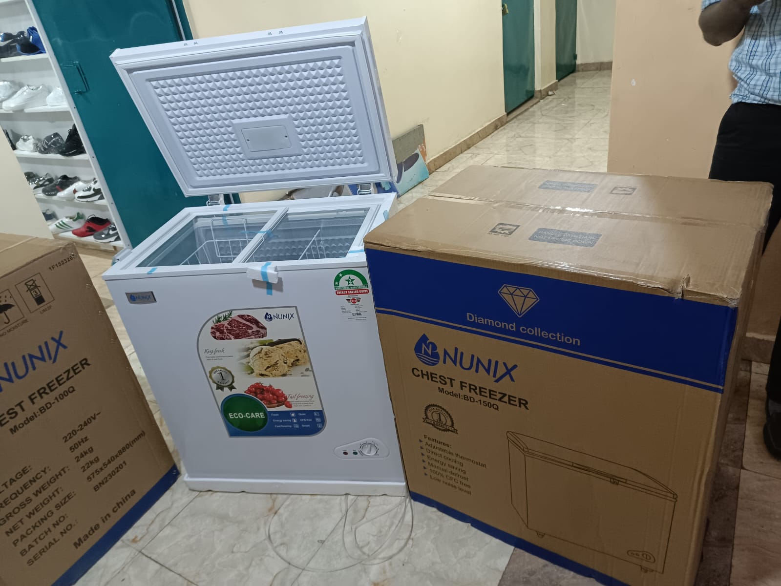 Nunix 150l chest freezer