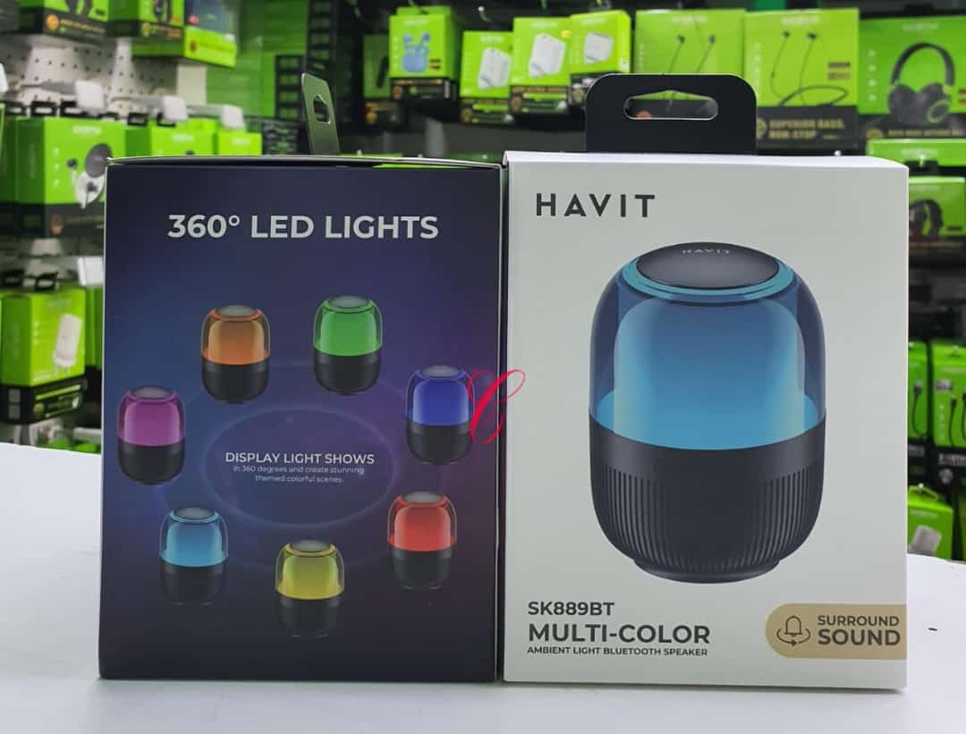 Multicolor ambient Bluetooth speaker