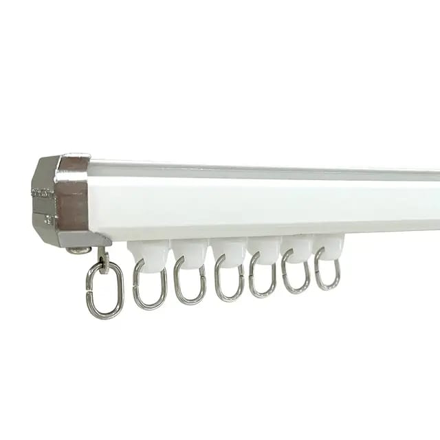 Aluminum curtain rails