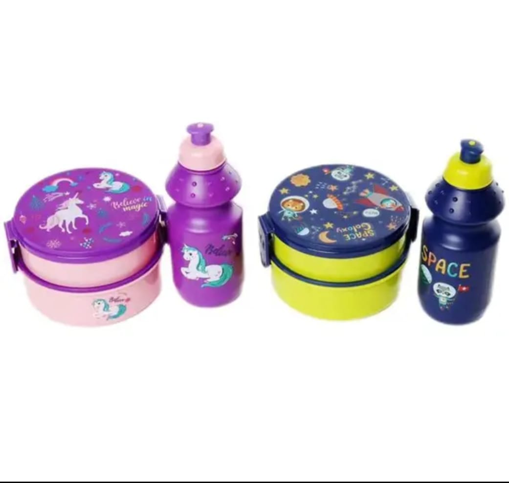 Double layer kids lunchbox