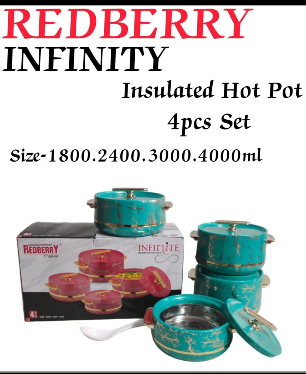Infinity insulated hotpots