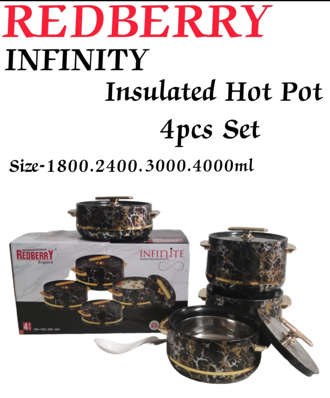 Infinity insulated hotpots
