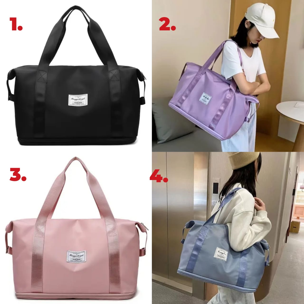 Expandable waterproof traveling bag