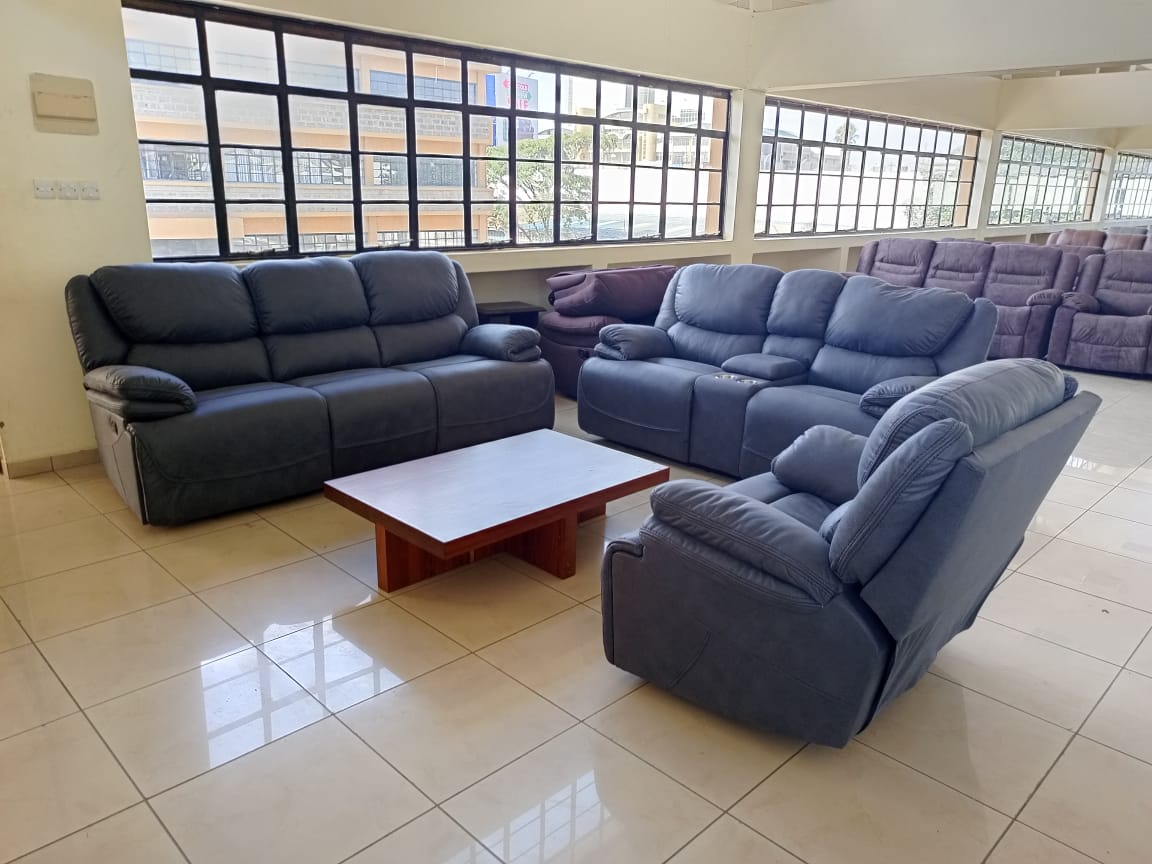 6 seater king size recliners fabric material