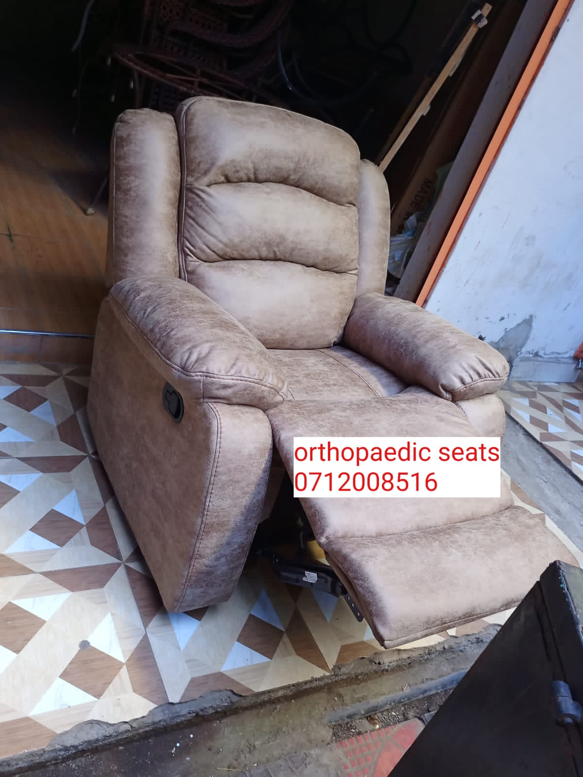 Single orthopedic recliners