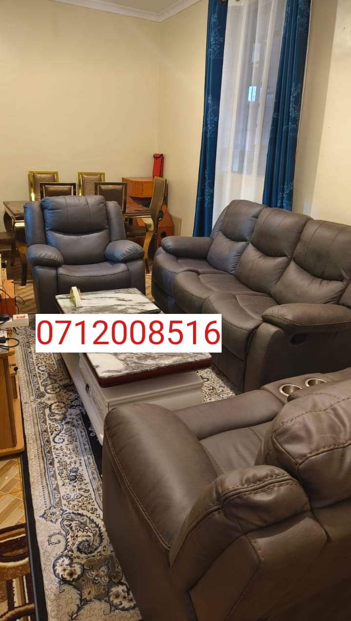 6 seater  microfabric recliners