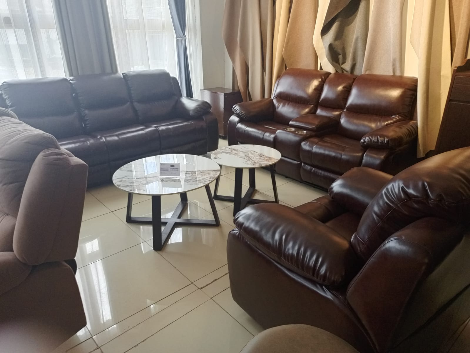 Leather seater imported recliners