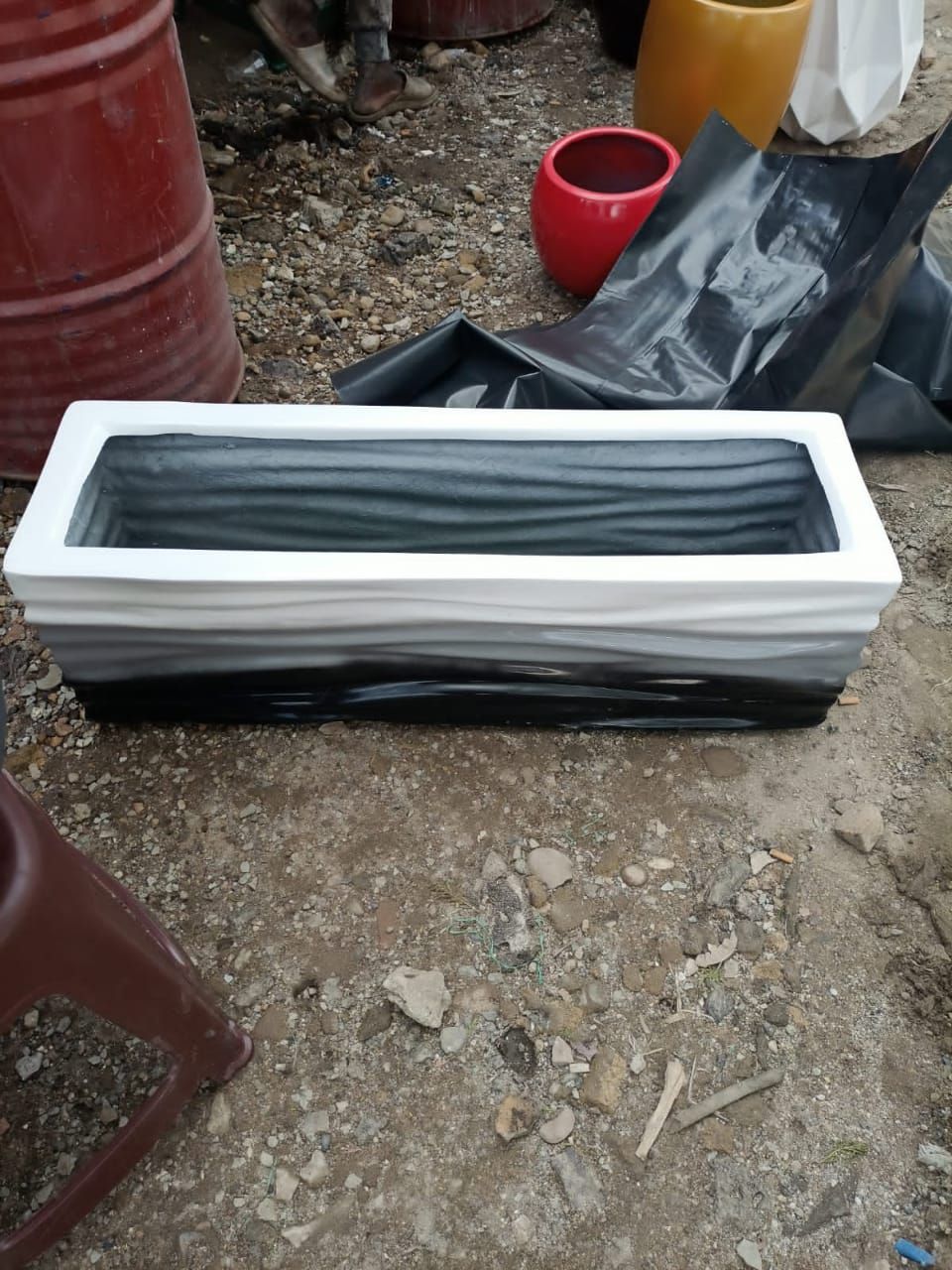 Fibre trough small wave