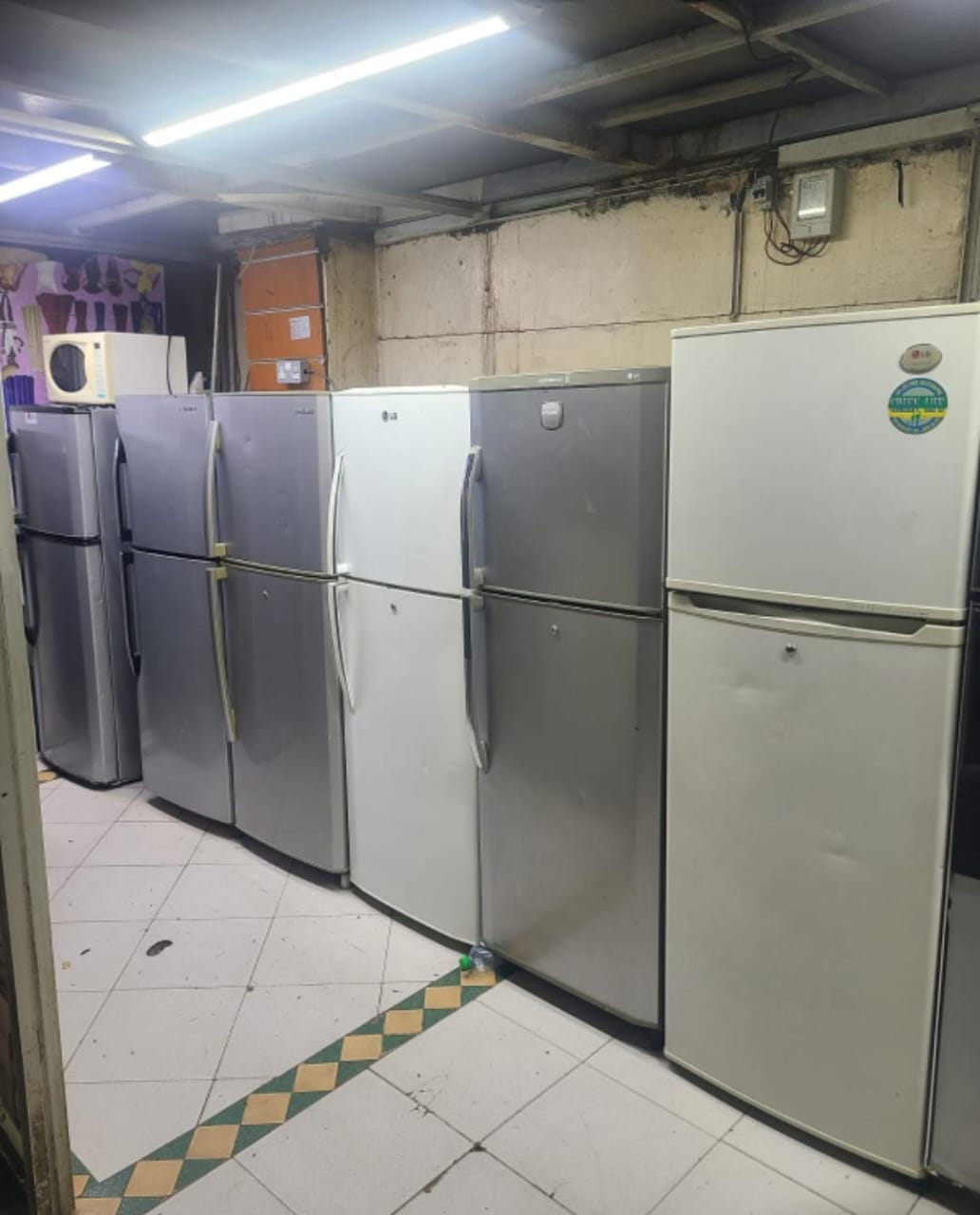 Medium double door fridge