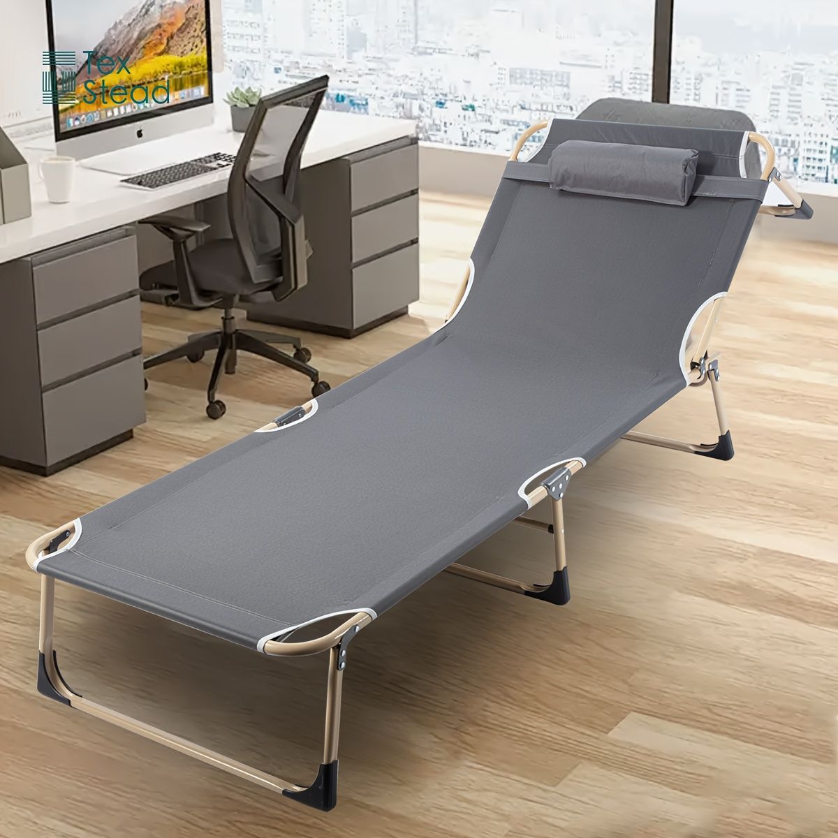 Portable foldable camping bed