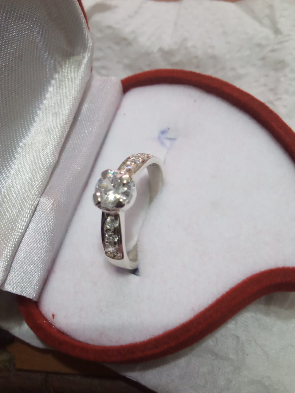 Silver wedding rings