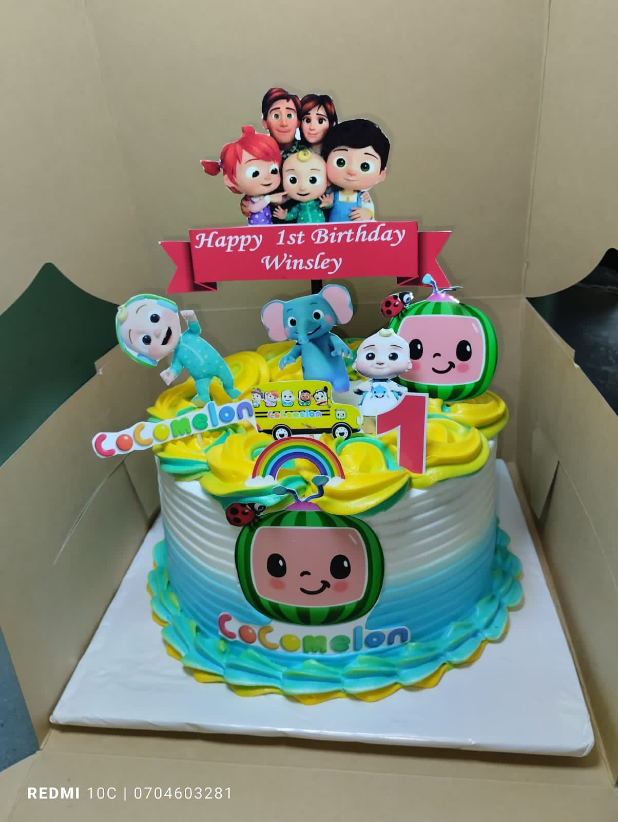 Animated design cake