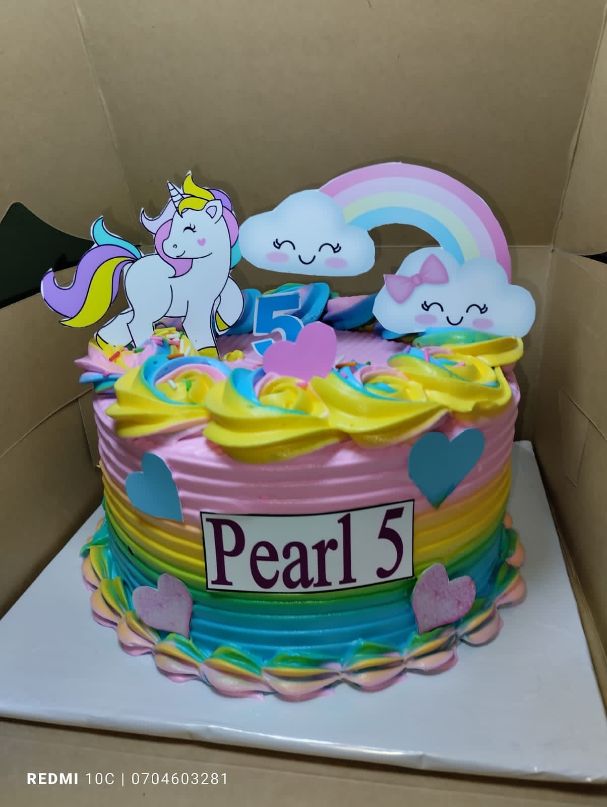 Pearl animated  cake