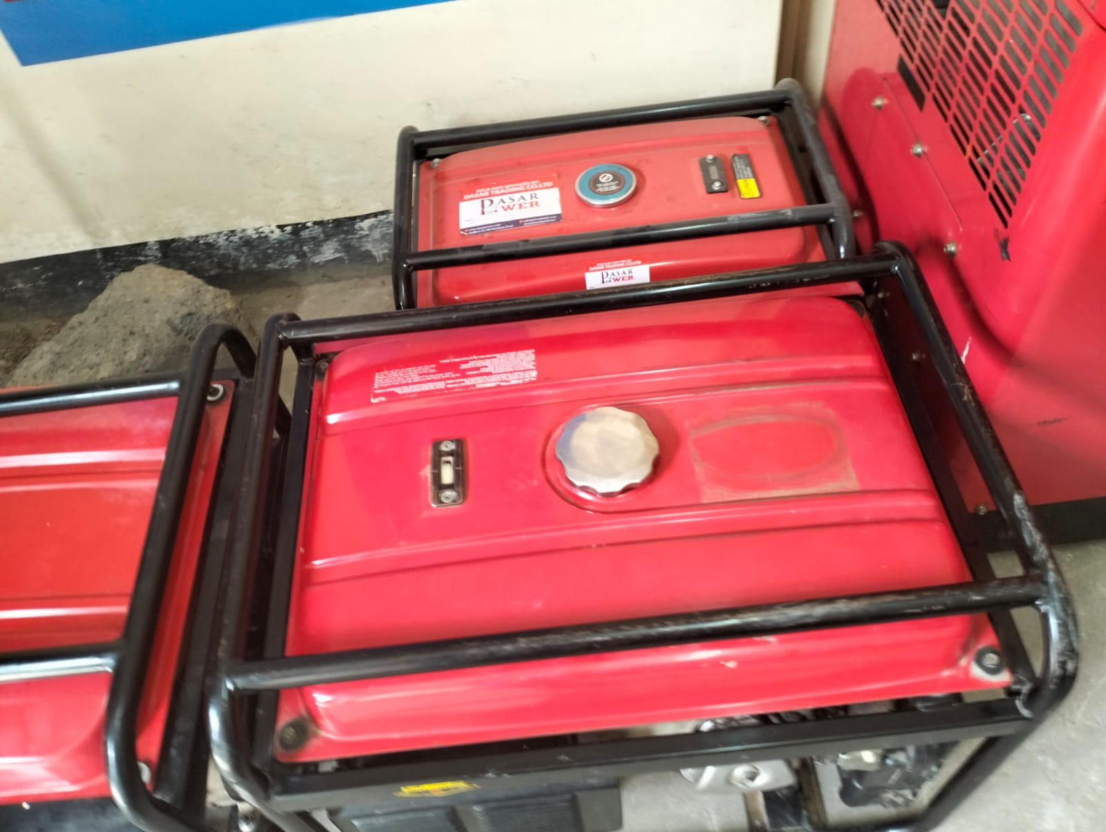 Generator hire services.