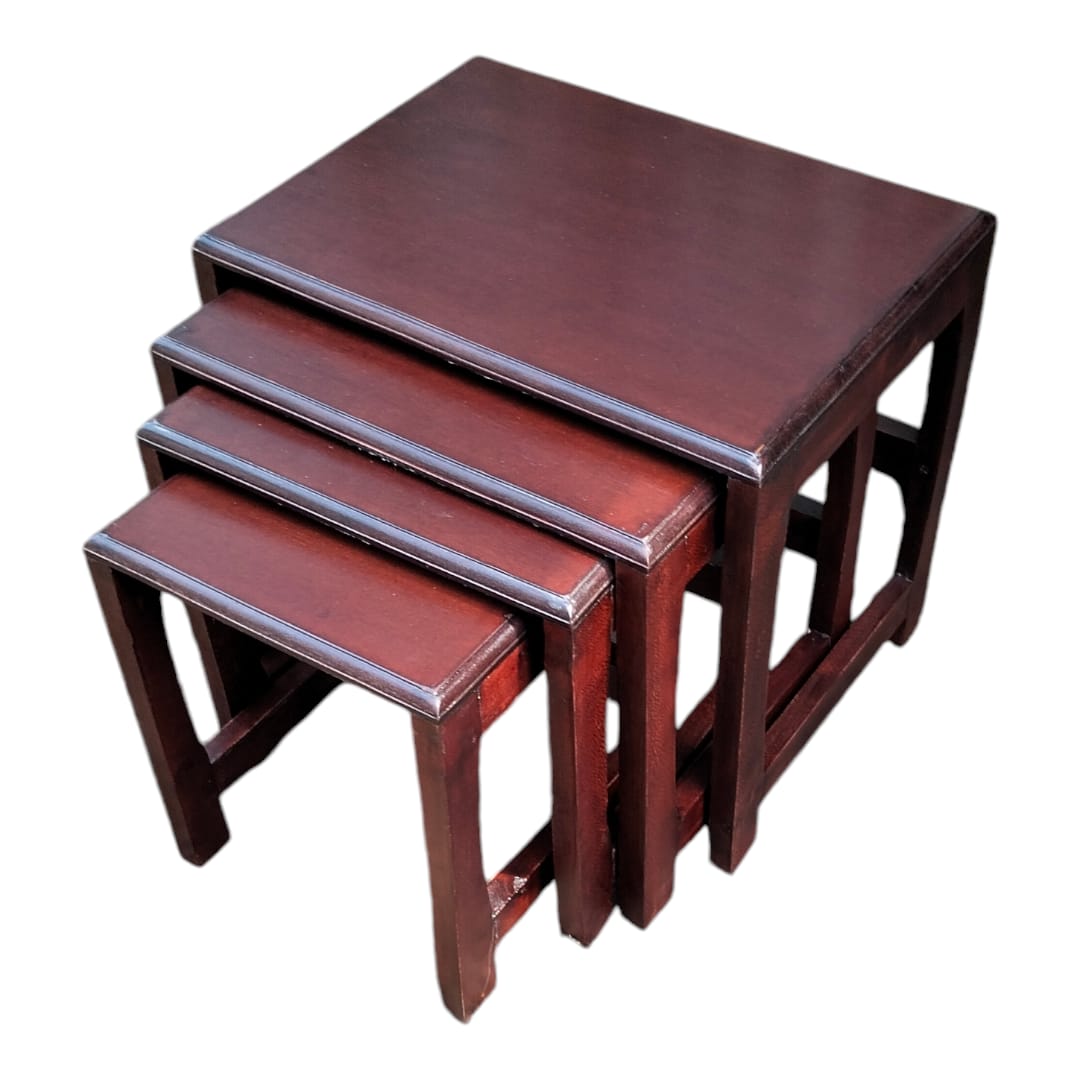 Wooden nesting tables