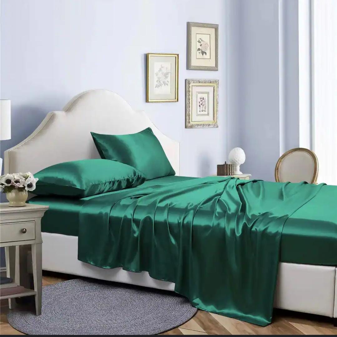 King size luxury silky soft bedsheets