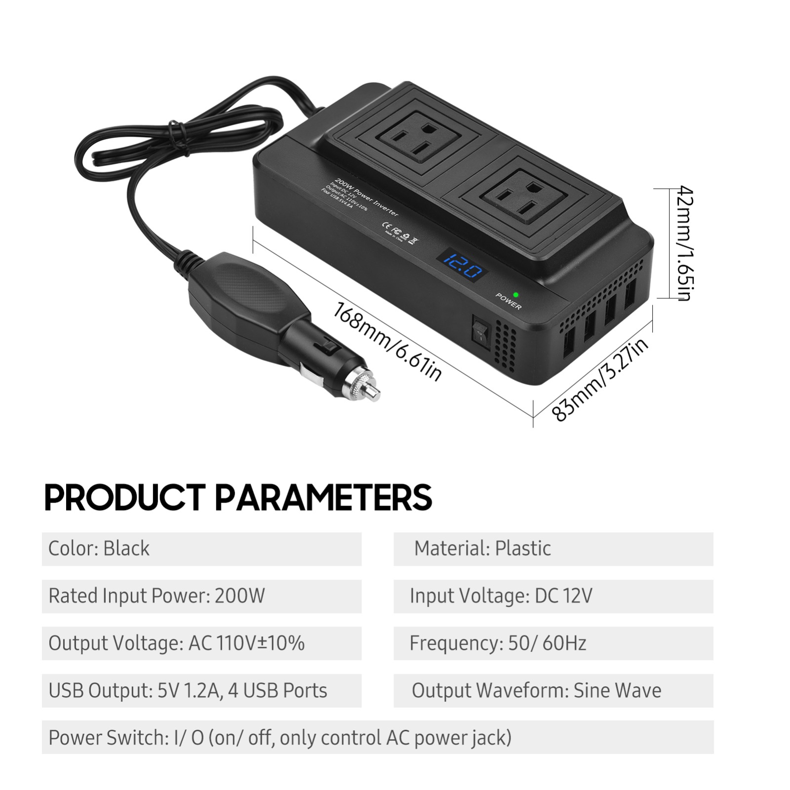 Power inverter DC