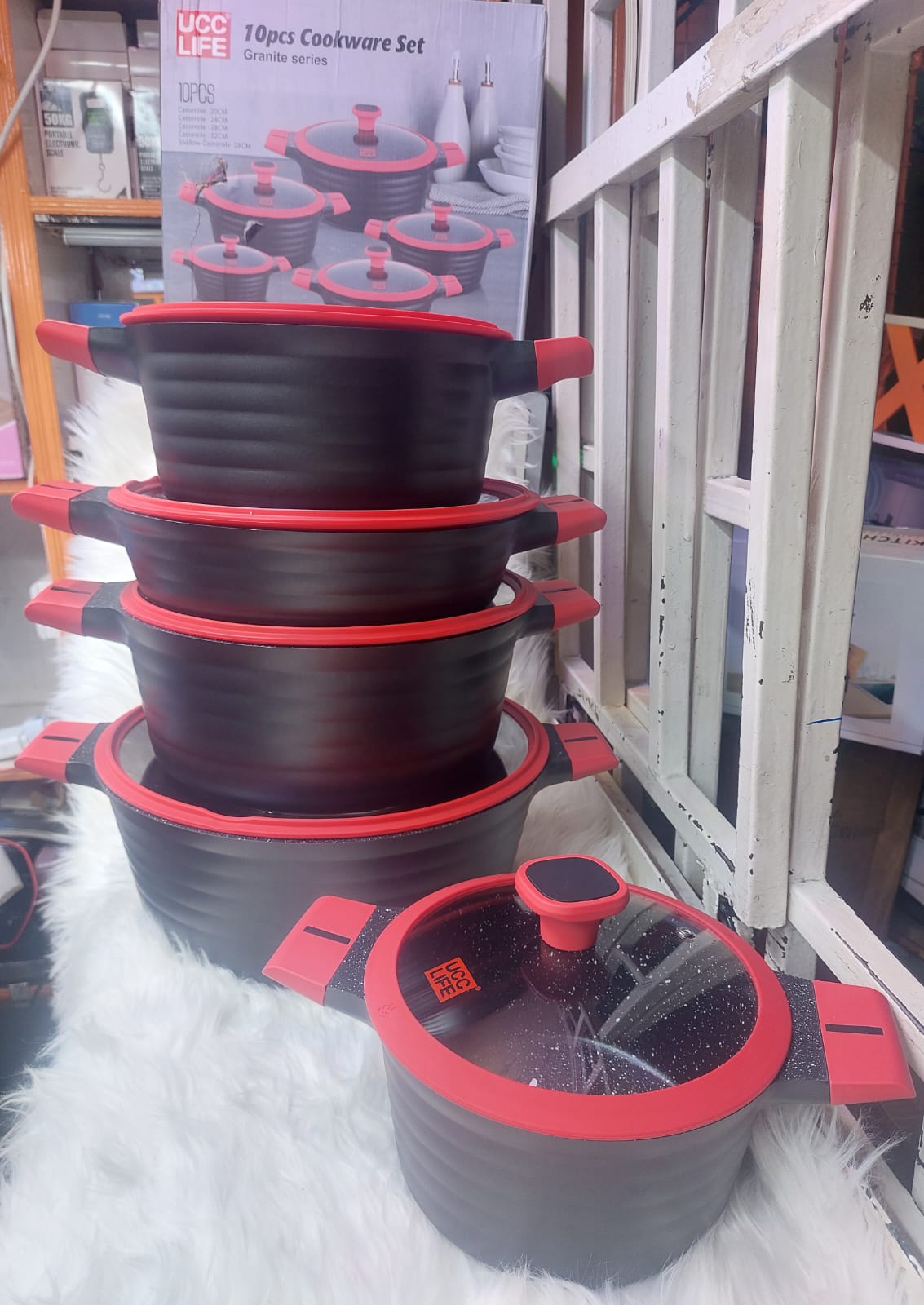 10PCS Granite cookware set