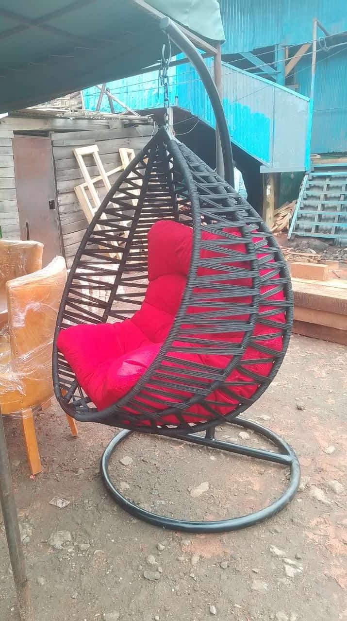 Rattan swing