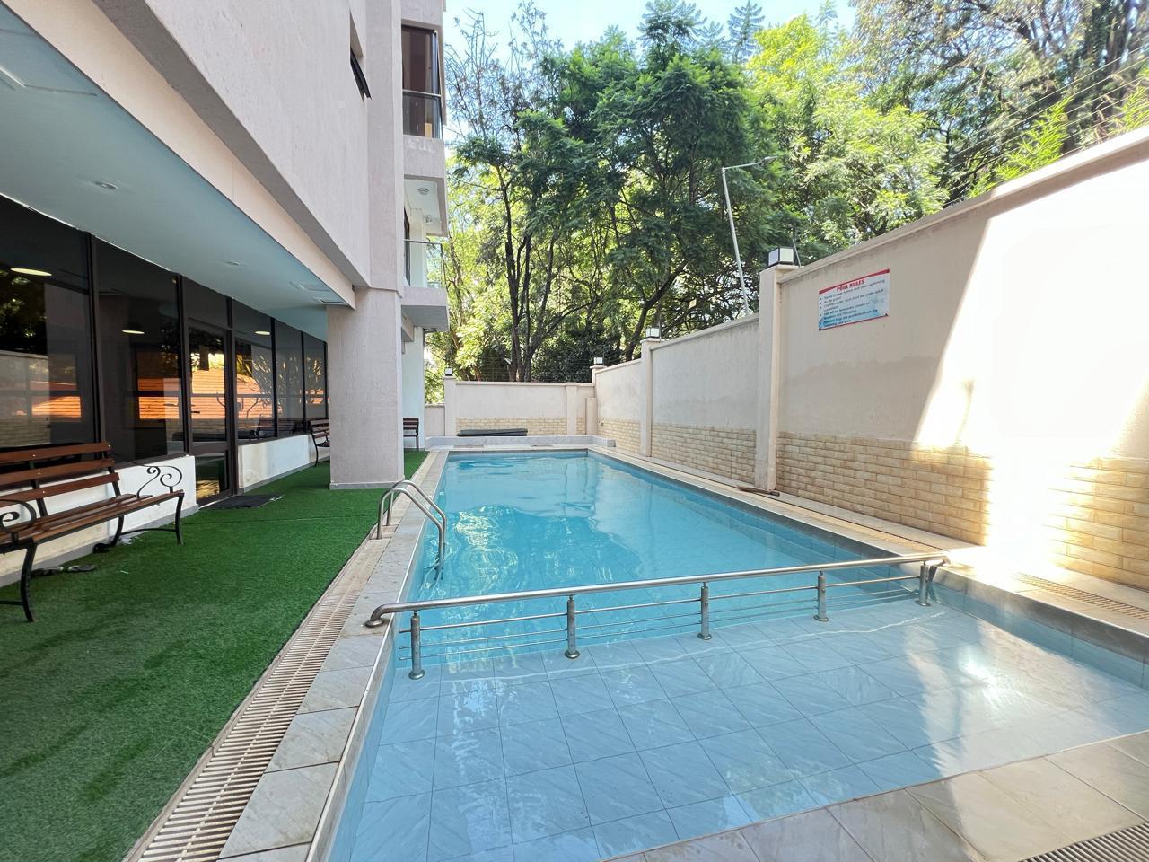 3br airbnb in kilimani with swimming pool and gym