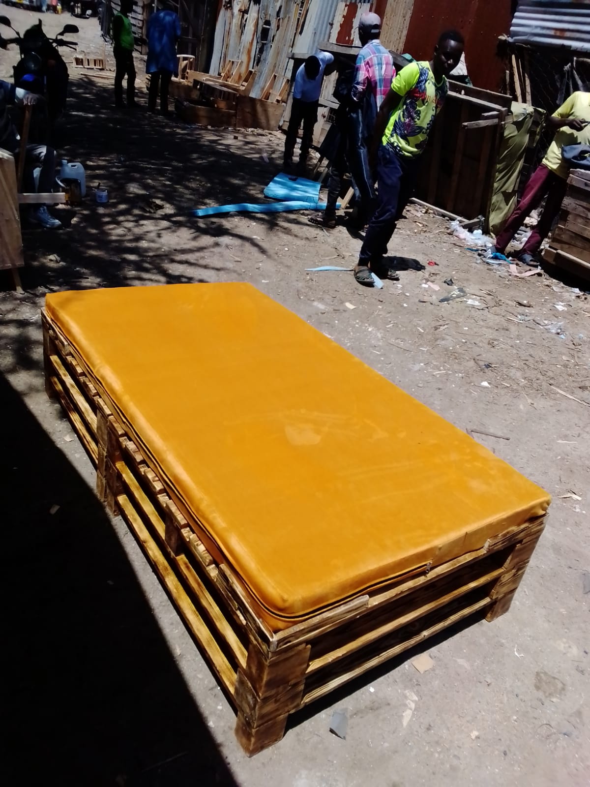 3*6 simple pallet bed