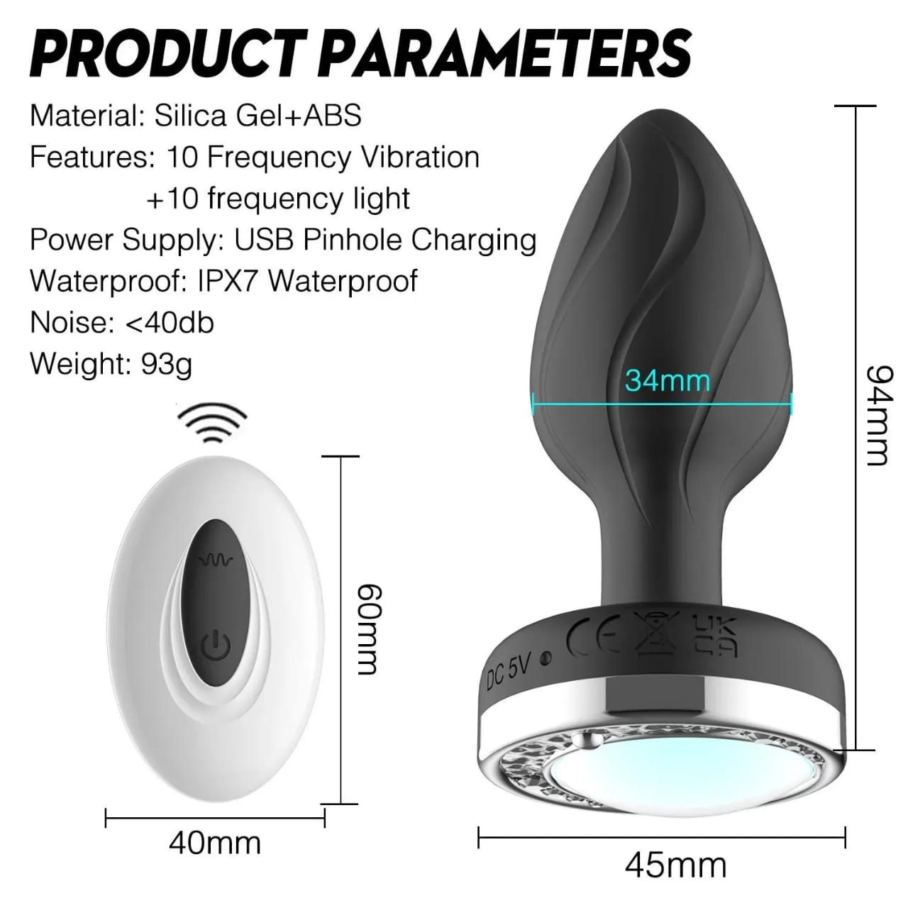 LED Anal Vibrator