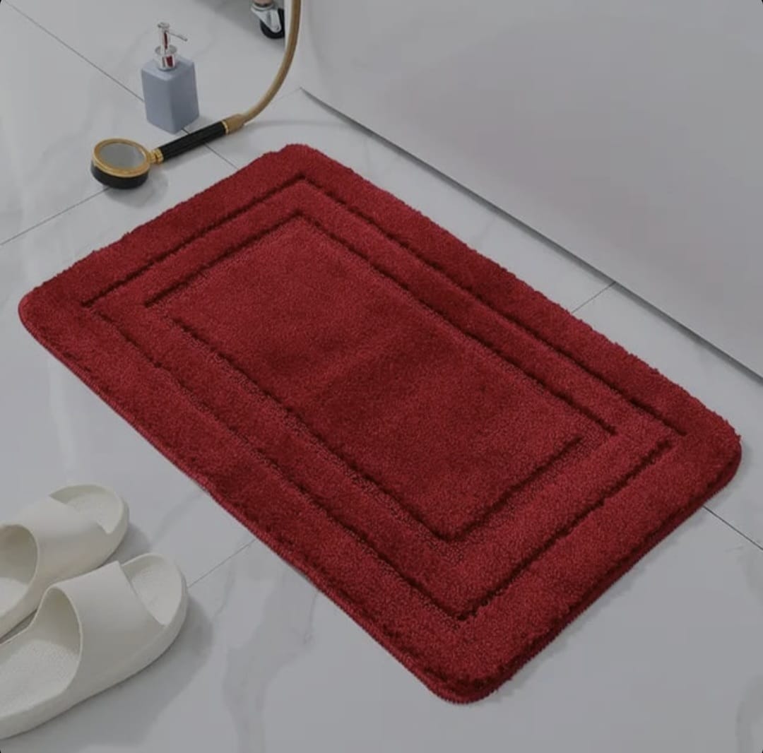 Flocking Bathroom mats
