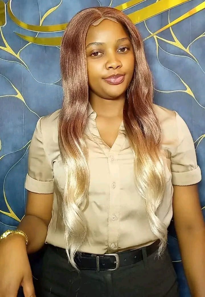 Closure semi human body wave wig