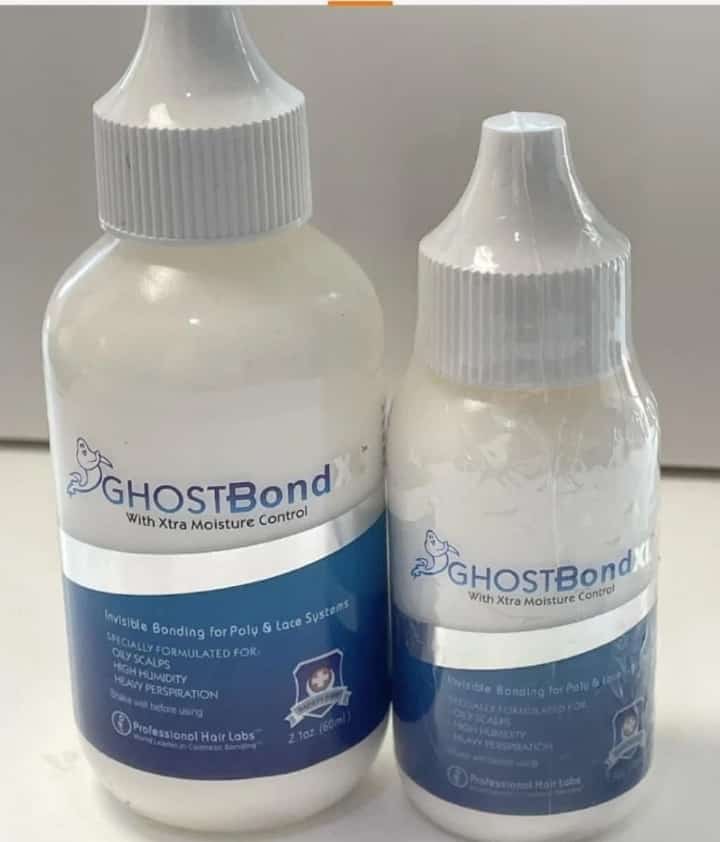 Ghost bond glue for poly and lace wig