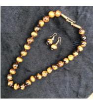 Tiger eye stone necklace
