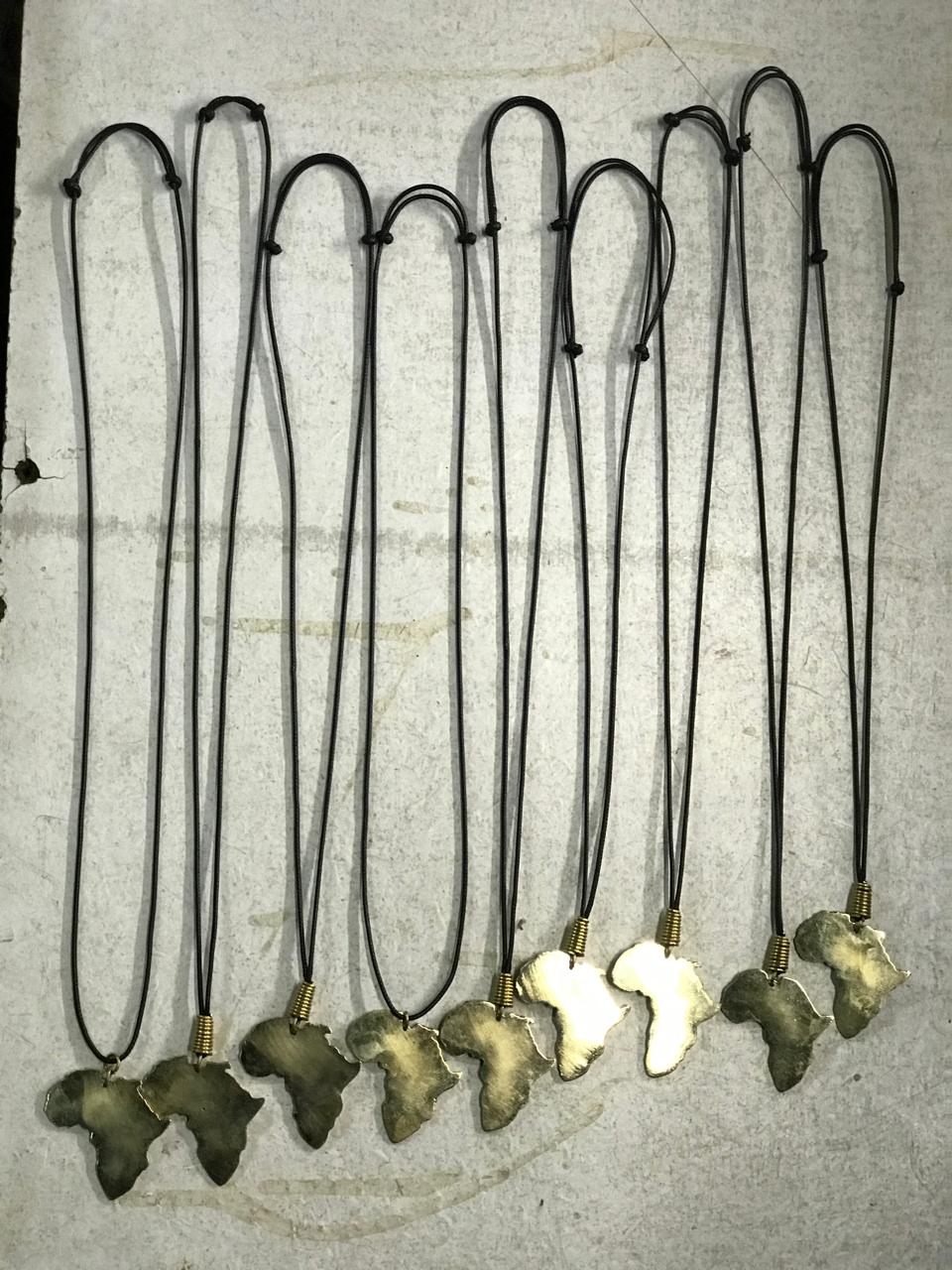 African pendant necklace