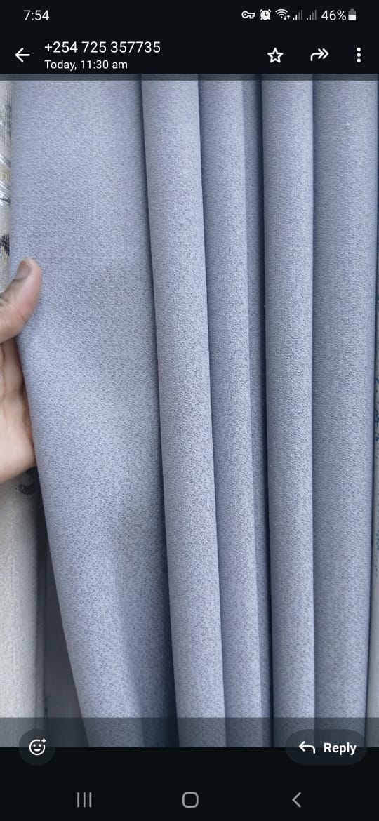Grey matt design curtain