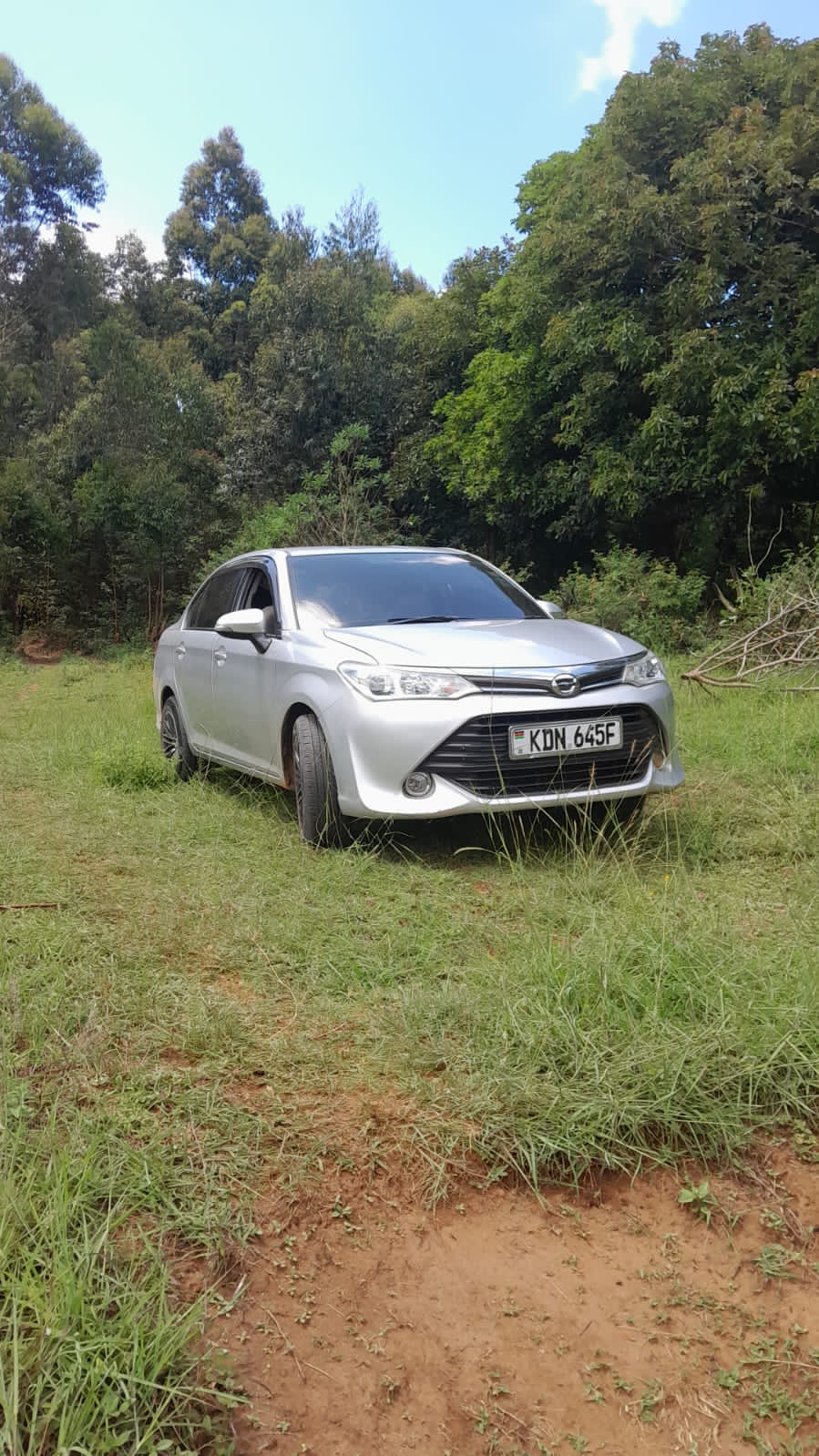 Toyota axio for hire