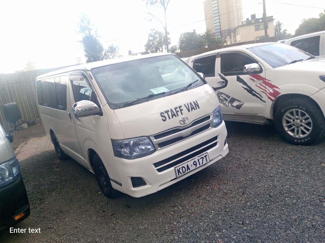 Toyota hiace model 2014