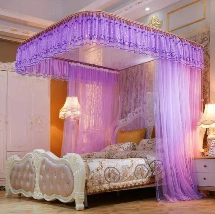 2 stand mosquito net with rails