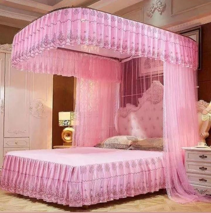 2 stand mosquito net with rails